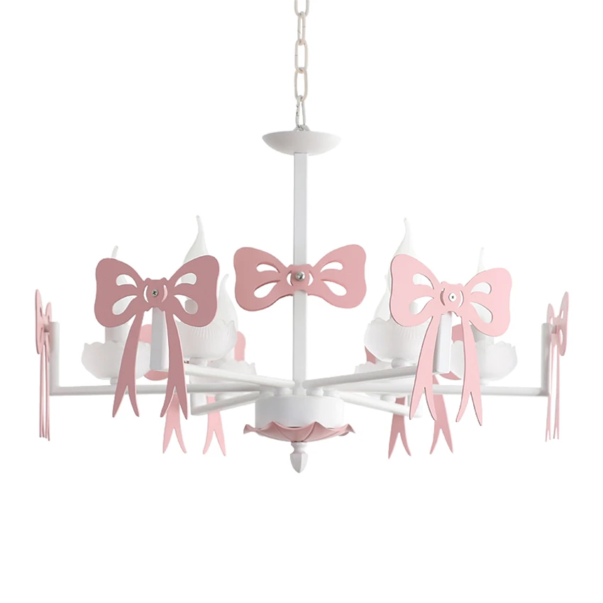 Nordic Pink Bow Chandeliers Lights Girl Bedroom Warm Living Room Pendant Lamps Cartoon Restaurant Princess E14 Deco Lighting
Nordic Pink Bow Chandeliers Lights Girl Bedroom Warm Living Room Pendant Lamps Cartoon Restaurant Princess E14 Deco Lighting