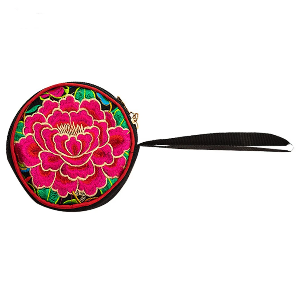 Vintage Women Coin Bags Handmade Ethnic Floral Embroidered Multicolour Round Clutches Mini Phone Bag Small Circle Purse Wallet
Vintage Women Coin Bags Handmade Ethnic Floral Embroidered Multicolour Round Clutches Mini Phone Bag Small Circle Purse Wallet