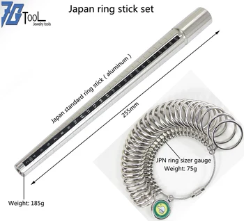 Japan ring set New 1 Set Metal Silver Finger Ring Sizer Gauge / Ring Mandrel Sizing Measuring Stick Jewelry Size Measure Tool 
Japan ring set New 1 Set Metal Silver Finger Ring Sizer Gauge / Ring Mandrel Sizing Measuring Stick Jewelry Size Measure Tool