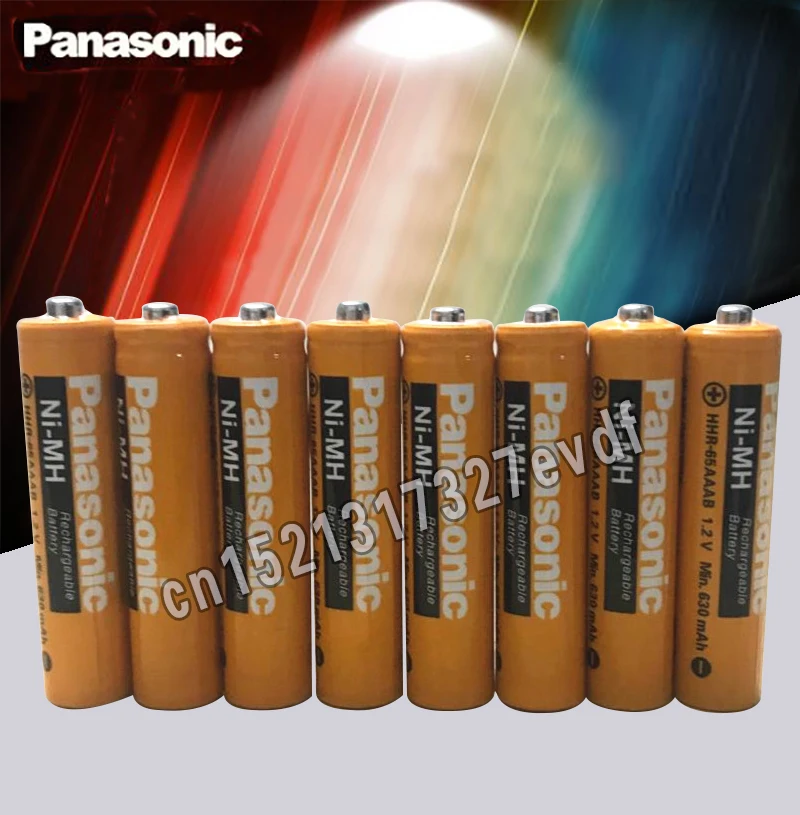 100% Original Panasonic AAA 1.2V 630mAh Rechargeable NiHM Battery Charging times or 1200 times Free shipping!
100% Original Panasonic AAA 1.2V 630mAh Rechargeable NiHM Battery Charging times or 1200 times Free shipping!