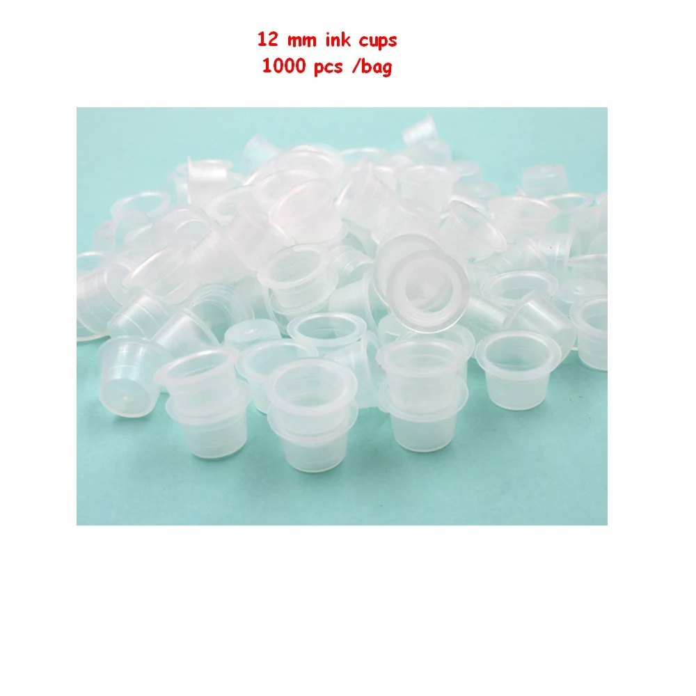 1000 PCS/Pack 12 mm Medium Disposable Plastic Ink Cap Cups for Tattoo & Permanent Makeup Ink Pigment
1000 PCS/Pack 12 mm Medium Disposable Plastic Ink Cap Cups for Tattoo & Permanent Makeup Ink Pigment