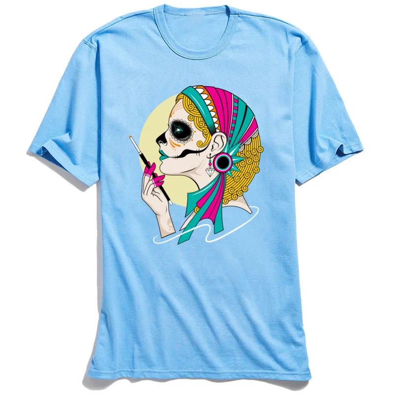 2018 Hot Sale Men Tshirt Day Of The Dead Custom Tops Woman T Shirt Cotton Short Sleeve Crazy T-Shirt Crew Neck Tees Mexico Style
2018 Hot Sale Men Tshirt Day Of The Dead Custom Tops Woman T Shirt Cotton Short Sleeve Crazy T-Shirt Crew Neck Tees Mexico Style