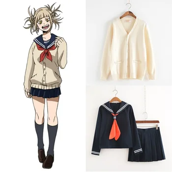 My Hero Academia Cosplay Costume Anime Boku no Hero Academia Cosplay Himiko Toga JK Uniforms Women Sailor Suits with Sweaters
My Hero Academia Cosplay Costume Anime Boku no Hero Academia Cosplay Himiko Toga JK Uniforms Women Sailor Suits with Sweaters