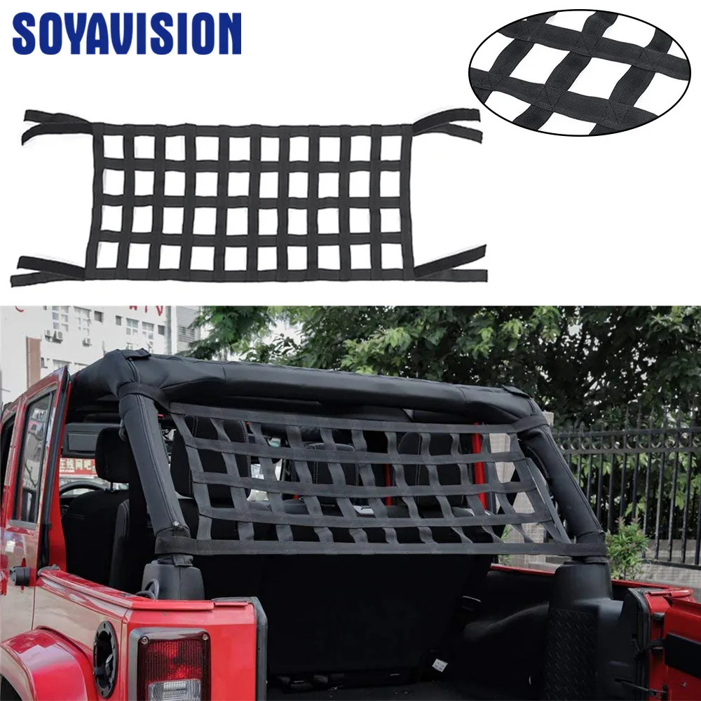 Heavy Duty Cargo Net Car Top Roof Hammock Bed Rest Storage Network Cover For Jeep Wrangler JK 2007 Up Exterior Accessories Cover
Heavy Duty Cargo Net Car Top Roof Hammock Bed Rest Storage Network Cover For Jeep Wrangler JK 2007 Up Exterior Accessories Cover