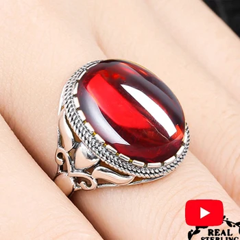 12*16mm 6.18 Sale S925 Sterling Silver Australia Ruby Rings good taste Rings handicraft Gemstone Retro Chalcedony
12*16mm 6.18 Sale S925 Sterling Silver Australia Ruby Rings good taste Rings handicraft Gemstone Retro Chalcedony