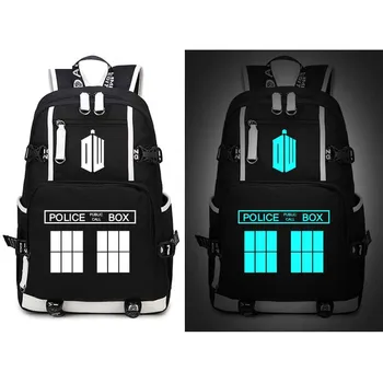 Doctor Who Police box Backpack Glow In Dark Luminous Travel Book Bags Cosplay Men Wo Student School Package Backpack
Doctor Who Police box Backpack Glow In Dark Luminous Travel Book Bags Cosplay Men Wo Student School Package Backpack