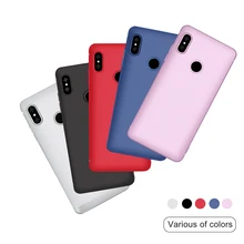 

Candy Color Phone Case For Xiaomi Redmi 5 Plus 4 Pro 4X Y1 Lite S2 6A S2 Utral TPU Soft Silicone Simple Anti-knock rubber Covers