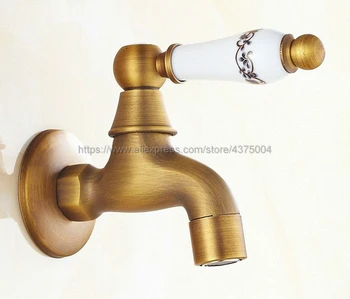Antique Brass Wall-mounted Mop Pool Sink Tap for Kitchen Bathroom Garden Single Handle Cold Water Faucet Nav134
Antique Brass Wall-mounted Mop Pool Sink Tap for Kitchen Bathroom Garden Single Handle Cold Water Faucet Nav134