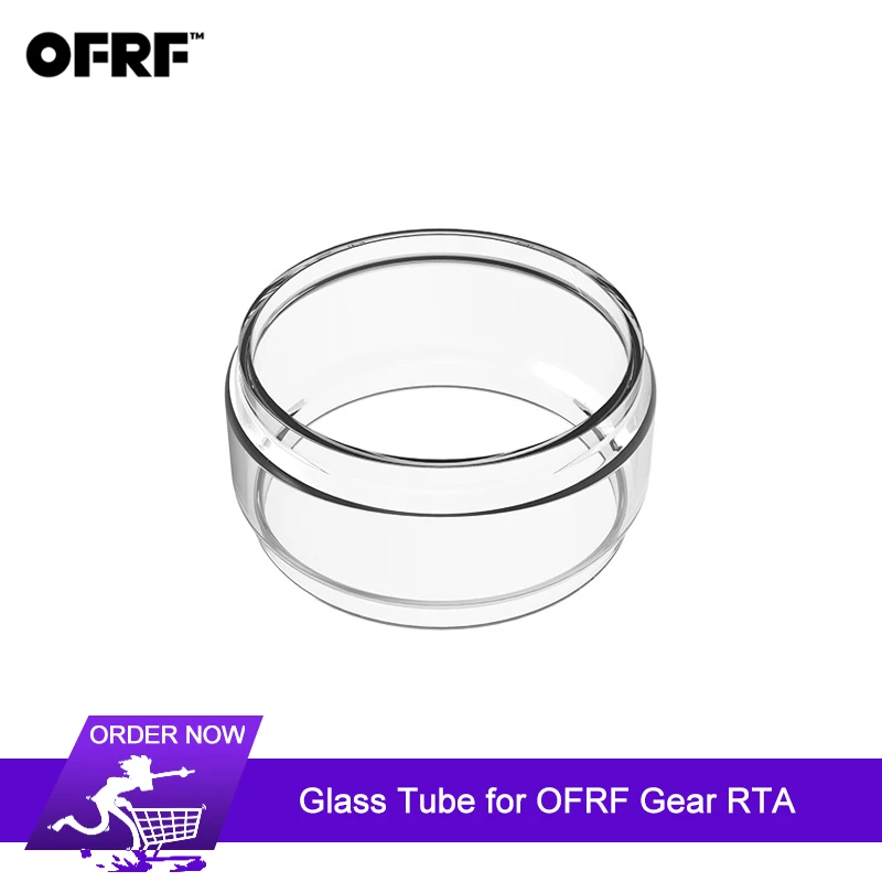 Original OFRF Gear RTA Tank Atomizer Replacement Pyrex Glass Tube 24mm Tank Capacity 3.5ml Atomizer Clear Glass Tube 1pcs/lot
Original OFRF Gear RTA Tank Atomizer Replacement Pyrex Glass Tube 24mm Tank Capacity 3.5ml Atomizer Clear Glass Tube 1pcs/lot