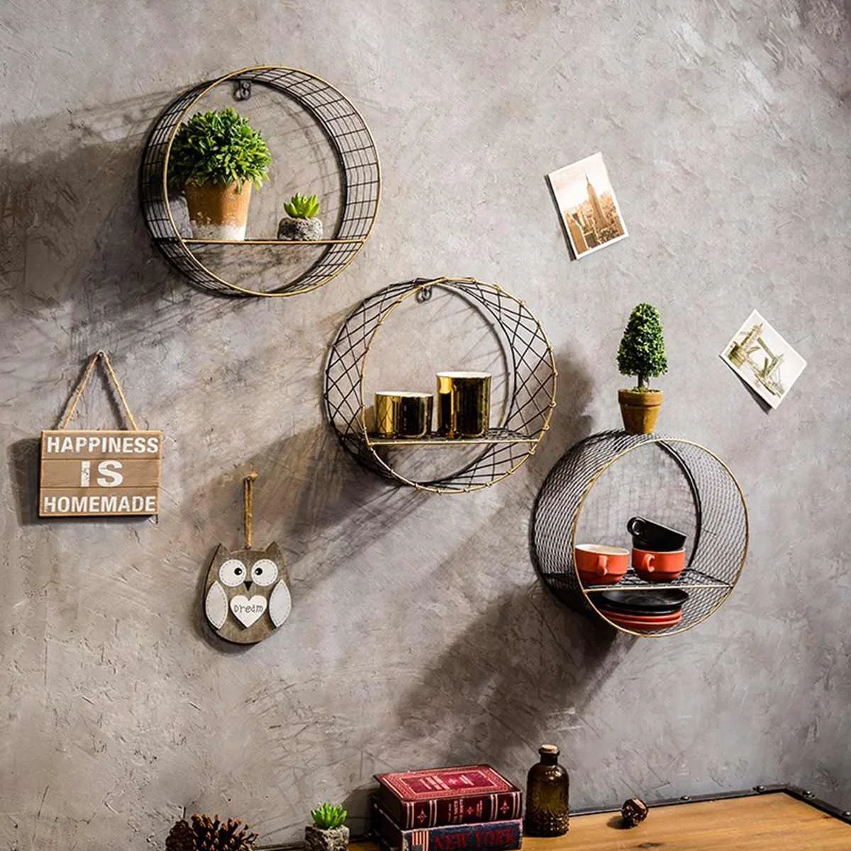 Wall Hanging Shelf Rack Modern Nordic Decorative Bookshelf Storage Hexagon Geometric Photo Holder Organization Home Decor 
Wall Hanging Shelf Rack Modern Nordic Decorative Bookshelf Storage Hexagon Geometric Photo Holder Organization Home Decor