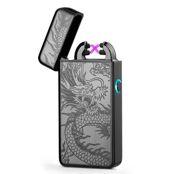 2020 Newest Electronic Usb charging double arc lighter plasma eletronic pulse lighters Chinese dragon shape lighter
2020 Newest Electronic Usb charging double arc lighter plasma eletronic pulse lighters Chinese dragon shape lighter
