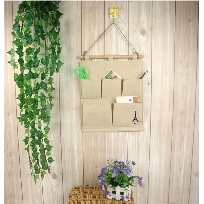 Practical Tower 5 Pockets Closet Door Home Wall Hanging Jute Naturally Letters Organizer Storage Stuff Bags Pouch
Practical Tower 5 Pockets Closet Door Home Wall Hanging Jute Naturally Letters Organizer Storage Stuff Bags Pouch