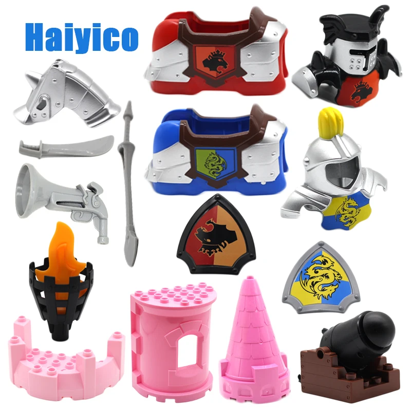 War Princess Castle Military Weapon Knight cannon Large Particle Building Blocks Compatible with Duplo DIY Bricks Baby Toys Gift
War Princess Castle Military Weapon Knight cannon Large Particle Building Blocks Compatible with Duplo DIY Bricks Baby Toys Gift