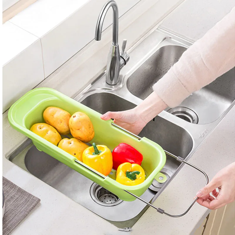Kitchen Sink Dish Drainer Drying Plastic Tableware Rack Over Sink Drain Colanders Strainer Kicthen Storage
Kitchen Sink Dish Drainer Drying Plastic Tableware Rack Over Sink Drain Colanders Strainer Kicthen Storage