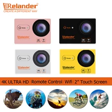 2018 crelander T9 4 К Go HD Pro Действие Камера Сенсорный экран Сёрфинг Дайвинг Водонепроницаемый шлем Камера дистанционного Wi-Fi Велоспорт Спорт cam(China)