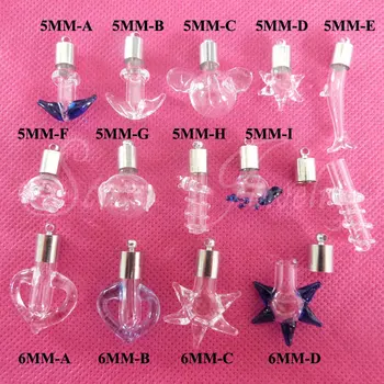 5mm/6mm lovely animal shape clear glass vial for pendant acessories+ white k cap you can choose style
5mm/6mm lovely animal shape clear glass vial for pendant acessories+ white k cap you can choose style