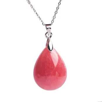 Drop Shipping Lady Woman Fashion Natural Stone Pendant AAAA Water Drop Crystal Bead Natural Ice Rhodochrosite Pendant 26x19x7mm
Drop Shipping Lady Woman Fashion Natural Stone Pendant AAAA Water Drop Crystal Bead Natural Ice Rhodochrosite Pendant 26x19x7mm