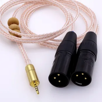 Hybrid Occ Silver Plated 2.5mm TRRS TO 2 XLR 3Pin Male Audio Adapter Cable For Astell&Kern AK240 AK380 AK320 DP-X1 FIIO X5III
Hybrid Occ Silver Plated 2.5mm TRRS TO 2 XLR 3Pin Male Audio Adapter Cable For Astell&Kern AK240 AK380 AK320 DP-X1 FIIO X5III