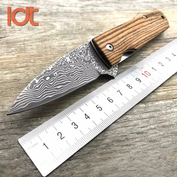 LDT Moscow Folding Knife Damascus Blade Rose wood Handle Survival Camping Outdoor Knife Pocket Hunting Tactical Knife EDC Tools
LDT Moscow Folding Knife Damascus Blade Rose wood Handle Survival Camping Outdoor Knife Pocket Hunting Tactical Knife EDC Tools