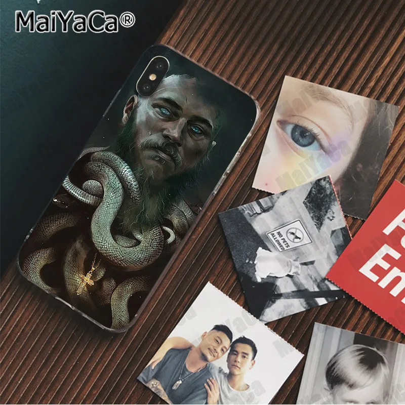 MaiYaCa vikings serie Colorful Cute Phone Accessories Case for iPhone X XS MAX 6 6S 7 7plus 8 8Plus 5 5S XR cover