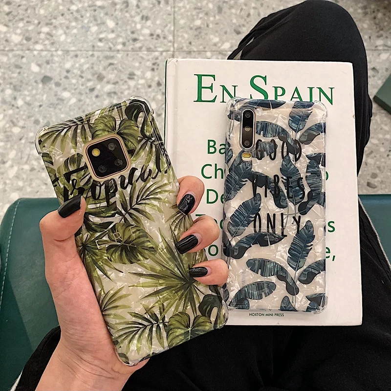 Summer Monstera Plant Leaf Case For Huawei Honor 10 V10 Mate 20 Pro P20 Lite P30 Mate 10 Nova 3 4 Shockproof Soft TPU Back Cover
Summer Monstera Plant Leaf Case For Huawei Honor 10 V10 Mate 20 Pro P20 Lite P30 Mate 10 Nova 3 4 Shockproof Soft TPU Back Cover