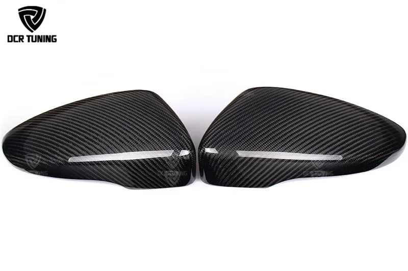 For Volkswagen VW Golf 6 7 mk6 mk7 gti r20 vw scirocco cc passat beatles carbon look side mirror cover golf6 golf 7 mirror cover (4)
