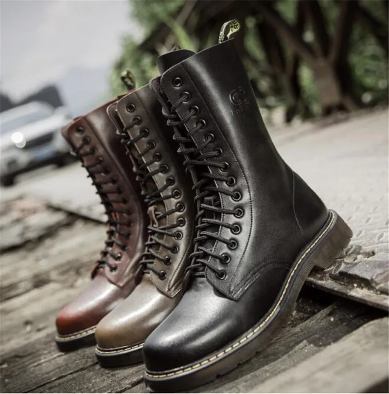 Men Motorcycle Boots Motocross Boots Motorcycle Shoes PU Leather Rock Mid-calf Buckle Motorbike Boots Punk Martin Boots Black
Men Motorcycle Boots Motocross Boots Motorcycle Shoes PU Leather Rock Mid-calf Buckle Motorbike Boots Punk Martin Boots Black