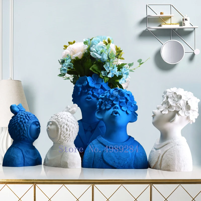 Europe Resin Portrait Vase Decoration Crafts Ornament Modern Minimalist Figurine Livingroom TV Cabinet Statue Home Furnishing
Europe Resin Portrait Vase Decoration Crafts Ornament Modern Minimalist Figurine Livingroom TV Cabinet Statue Home Furnishing
