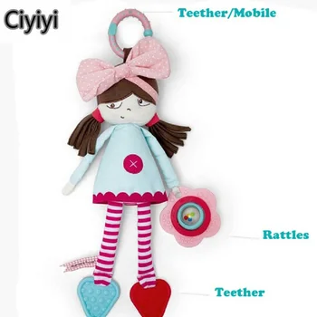 Cute Baby Crib Lovely Girl Doll Cloth Toy Children Hanging Girl Model Toys Newborn Baby Appeased Soft Bed Rattle Gift For Girl 
Cute Baby Crib Lovely Girl Doll Cloth Toy Children Hanging Girl Model Toys Newborn Baby Appeased Soft Bed Rattle Gift For Girl