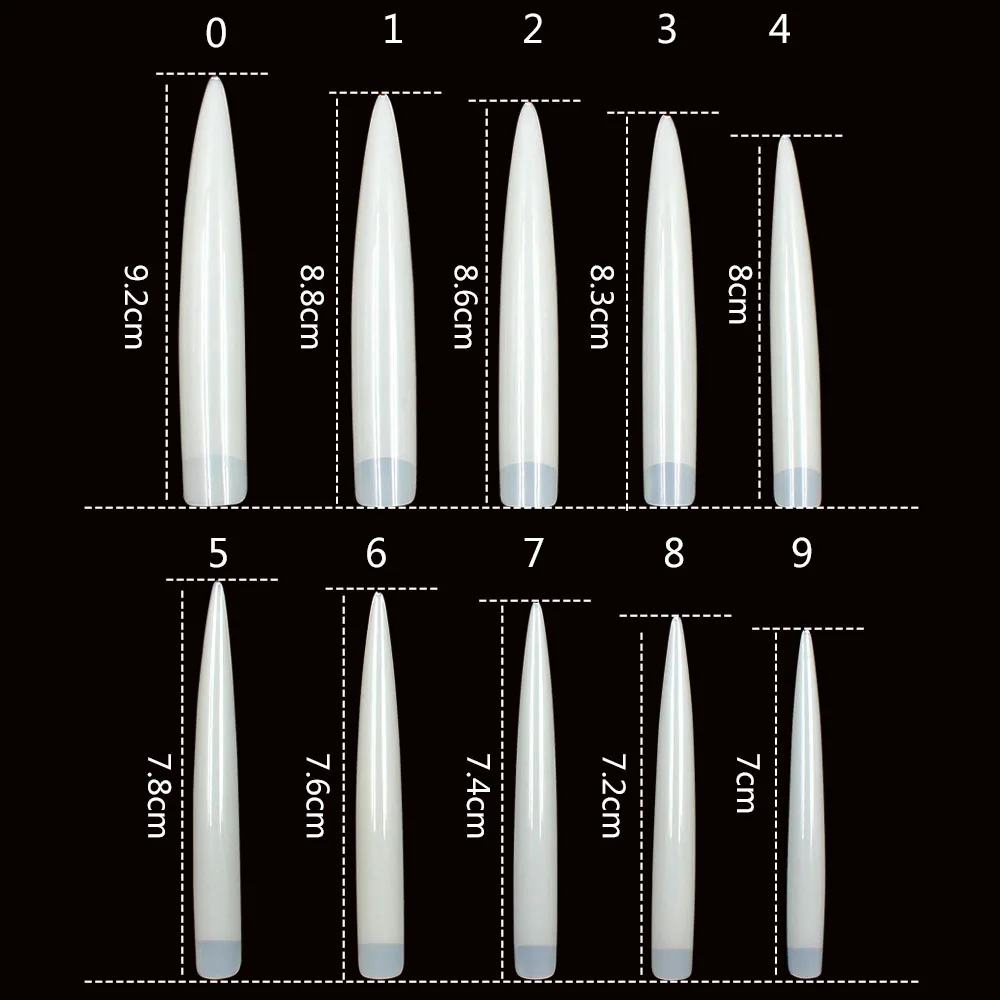 French Extreme Long Stiletto Sharp Ending Salon False Nail Tips Clear / Natural Long Competition Artifical Nails
French Extreme Long Stiletto Sharp Ending Salon False Nail Tips Clear / Natural Long Competition Artifical Nails