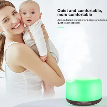 500ML Quiet Colorful Night Light Home Office Aroma Essential Oil Diffuser Ultrasonic USB Rechargeable Mist Humidifier
500ML Quiet Colorful Night Light Home Office Aroma Essential Oil Diffuser Ultrasonic USB Rechargeable Mist Humidifier
