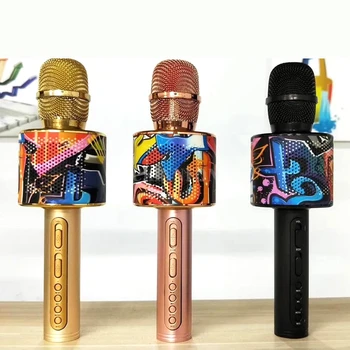 20Pcs/Lot D998 Handheld Karaoke Microphone Wireless Bluetooth KTV Home Mic Speaker Player Professional Camouflage Microphone
20Pcs/Lot D998 Handheld Karaoke Microphone Wireless Bluetooth KTV Home Mic Speaker Player Professional Camouflage Microphone