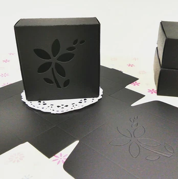 20pcs 7.5*7.5*3cm Flower Design Black Paper Gift Packaging Box Wedding Birthday Christmas Party Favour Gift Candy Boxes
20pcs 7.5*7.5*3cm Flower Design Black Paper Gift Packaging Box Wedding Birthday Christmas Party Favour Gift Candy Boxes