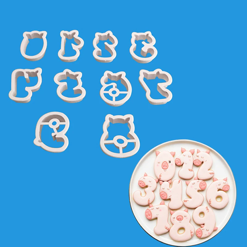 10Pcs/Set Plastic Number Shape DIY Cookie Biscuit Cutter Mold Cake Pastry Fondant Mould Cutter Cake Decorating Tools
10Pcs/Set Plastic Number Shape DIY Cookie Biscuit Cutter Mold Cake Pastry Fondant Mould Cutter Cake Decorating Tools