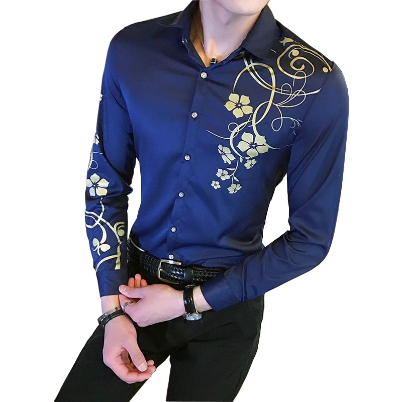 2019 ZEESHANT New Party Shirts Fashion Men Slim Fit Long Sleeve Shirt Flower Print Casual Business Shirt Tops Plus Size M-5XL
2019 ZEESHANT New Party Shirts Fashion Men Slim Fit Long Sleeve Shirt Flower Print Casual Business Shirt Tops Plus Size M-5XL