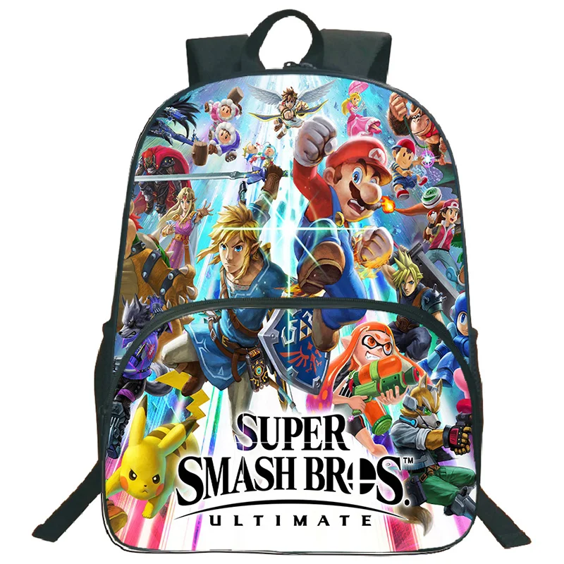 High Quality Super Mario Smash Bros School Rucksack Children Boys Girls Mochila Fashion Colourful Pattern Teens Laptop Backpack
High Quality Super Mario Smash Bros School Rucksack Children Boys Girls Mochila Fashion Colourful Pattern Teens Laptop Backpack