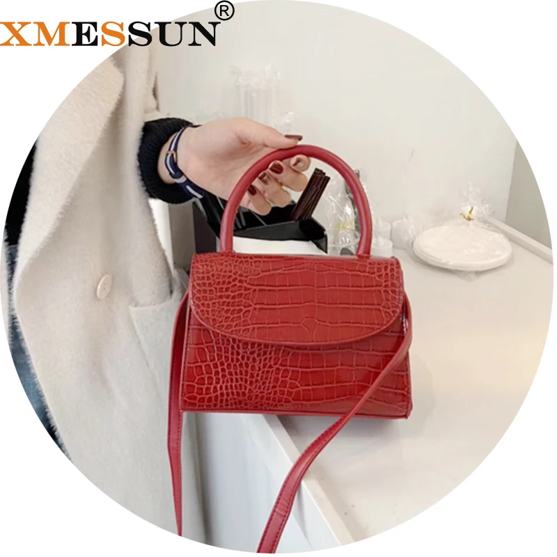 XMESSUN Retro Crocodile Pattern Handbag 2019 Autumn And Winter New Simple Shoulder Messenger Bag Small Square Bag Dropship H57
XMESSUN Retro Crocodile Pattern Handbag 2019 Autumn And Winter New Simple Shoulder Messenger Bag Small Square Bag Dropship H57