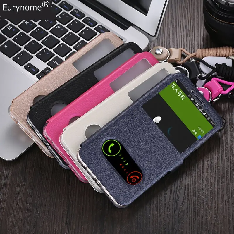 Fashion Litchi pattern Ultra Thin Flip Cover Touch view Screen Window PU Leather stand case for Huawei honor 7X with Lanyard
Fashion Litchi pattern Ultra Thin Flip Cover Touch view Screen Window PU Leather stand case for Huawei honor 7X with Lanyard