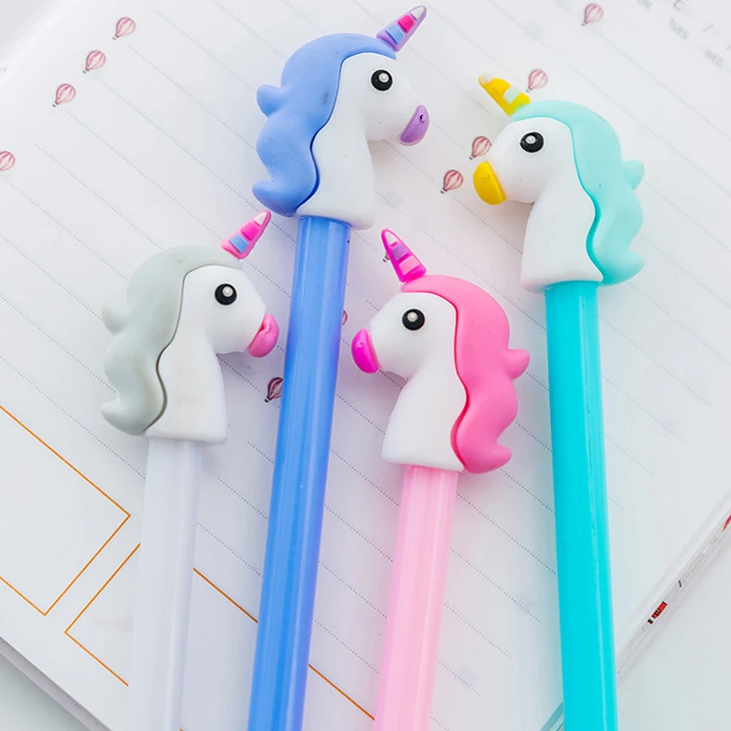 8 pcs/lot Cute Unicorn gel pen Lovely 0.5mm animal Black Ink Signature Pen office School supplies Papelaria Promotional
8 pcs/lot Cute Unicorn gel pen Lovely 0.5mm animal Black Ink Signature Pen office School supplies Papelaria Promotional