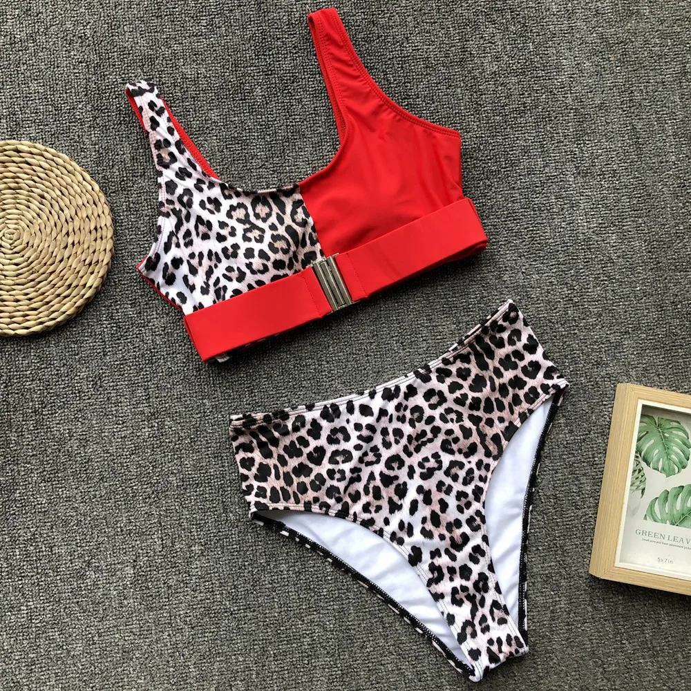 Vintage Push Up Leopard Print Patchwork Summer Women Bandage Bikinis Set Casual Bathing Suit High Waist Swimsuit Beach Swimwear
Vintage Push Up Leopard Print Patchwork Summer Women Bandage Bikinis Set Casual Bathing Suit High Waist Swimsuit Beach Swimwear