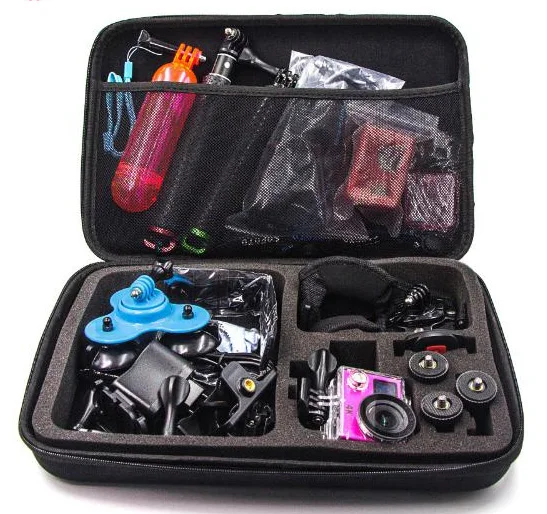 Waterproof Large size EVA Storage Bag Case for Gopro Hero 5 3+/3 4 Session SJCAM SJ4000 Xiaomi yi 4K Go pro Accessories
Waterproof Large size EVA Storage Bag Case for Gopro Hero 5 3+/3 4 Session SJCAM SJ4000 Xiaomi yi 4K Go pro Accessories