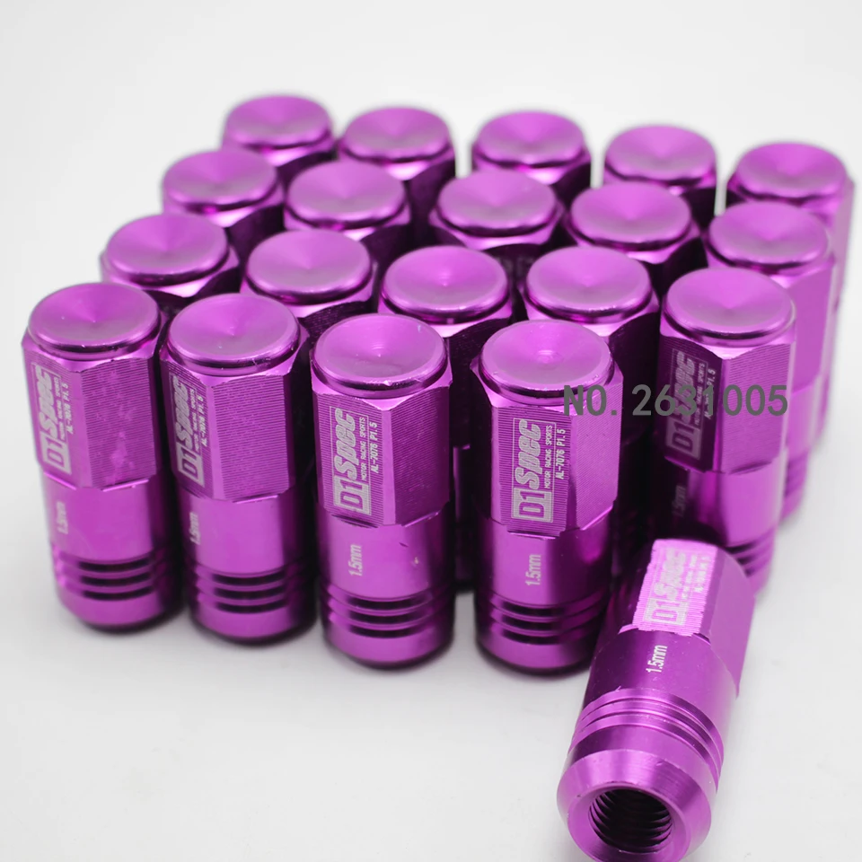 20PC Racing Style 50MM Aluminum Extended Tuner Wheel Lug Nuts With Spike For Wheels Rims M12X1.5
20PC Racing Style 50MM Aluminum Extended Tuner Wheel Lug Nuts With Spike For Wheels Rims M12X1.5