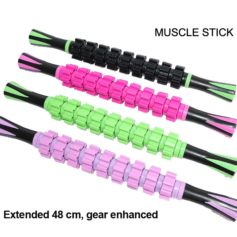 NEW 2018 Fitness exercise bar gear type 48cm Reduce stress manual massage whole body muscle relaxation massage stick
NEW 2018 Fitness exercise bar gear type 48cm Reduce stress manual massage whole body muscle relaxation massage stick