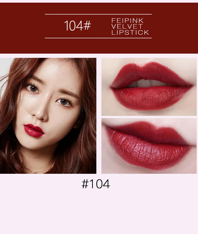 HOLD LIVE Matte Lipstick 6 Colors Velvet Nude Red Lips Stick Korean Pink Diamonds Cosmetics Kit Waterproof Makeup Maquiagem (8)