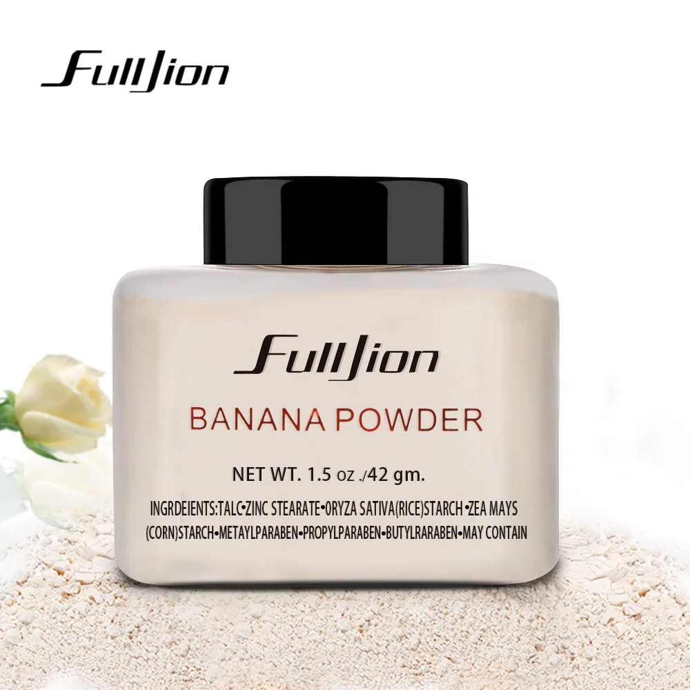 Fulljion Brand Banana Powder 42g Bottle Luxury Powder Banana Loose Face Powder Foundation Beauty Makeup highlighter for face
Fulljion Brand Banana Powder 42g Bottle Luxury Powder Banana Loose Face Powder Foundation Beauty Makeup highlighter for face