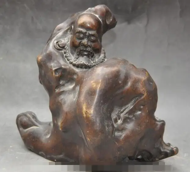 S3501 10" chinese buddhism bronze Arhat Damo Bodhidharma Dharma Buddha buddhist statue
S3501 10" chinese buddhism bronze Arhat Damo Bodhidharma Dharma Buddha buddhist statue