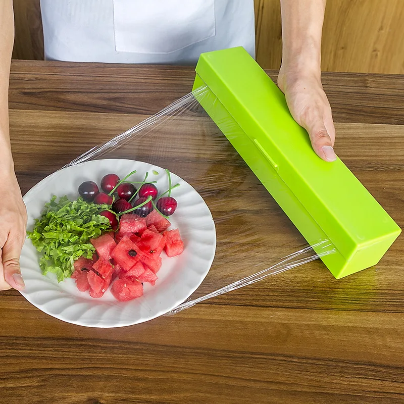 New Kitchen Gadgets Multifunction Stretch Film Cutter With Stainless Steel Blade Saran Wrap Storage Organizer
New Kitchen Gadgets Multifunction Stretch Film Cutter With Stainless Steel Blade Saran Wrap Storage Organizer