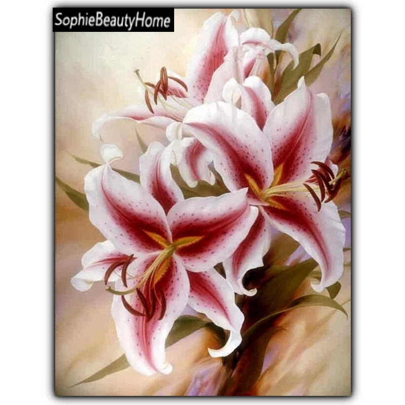 Sophie beauty home Diy diamond painting pink lily handmade diamond rhinestone embroidery round diamond wall decoration mosaic
Sophie beauty home Diy diamond painting pink lily handmade diamond rhinestone embroidery round diamond wall decoration mosaic