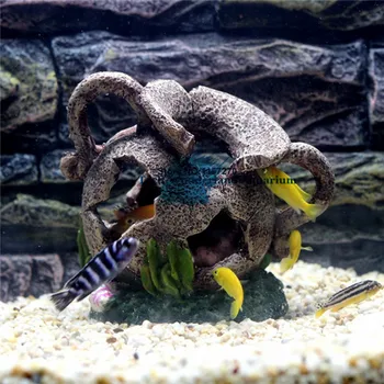 Egyptian Cave Jar Cichlid Hide Bonsai Vase for Fish Tank Ornament Aquarium Decoration
Egyptian Cave Jar Cichlid Hide Bonsai Vase for Fish Tank Ornament Aquarium Decoration