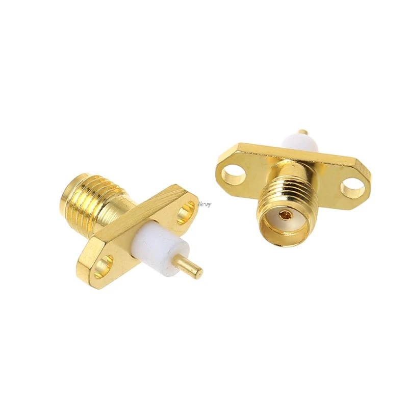 10pcs SMA Female 2-hole Flange PTFE Solder Panel Mount Adapter RF Connectors Straight dls
10pcs SMA Female 2-hole Flange PTFE Solder Panel Mount Adapter RF Connectors Straight dls